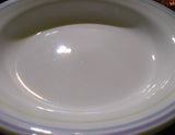 ❤️ 1 Corelle MOONGLOW 15-oz SOUP BOWL 8.5" Flat Rim Pasta *Purple Blue Green