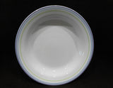 ❤️ 1 Corelle MOONGLOW 15-oz SOUP BOWL 8.5" Flat Rim Pasta *Purple Blue Green