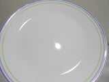 12-pc Corelle MOONGLOW Dinnerware Set Dinner Lunch Plate Bowl *Purple Blue Green