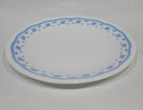 Corelle Corning MORNING BLUE 8.5" LUNCH PLATE Salad Delicate Floral Border