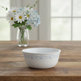 *NR Mint Corelle MORNING BLUE 28-oz Super SOUP BOWL 6.25" x 3" Delicate Floral