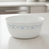 *NR Mint Corelle MORNING BLUE 28-oz Super SOUP BOWL 6.25" x 3" Delicate Floral