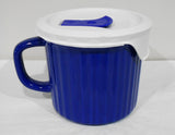 ❤️ CORNINGWARE 20-oz Soup MEAL MUG French Stoneware Pop-In Vent Lid U-Pick Color