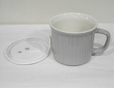 ❤️ CORNINGWARE 20-oz Soup MEAL MUG French Stoneware Pop-In Vent Lid U-Pick Color