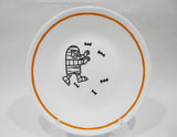 ❤️ CORELLE Halloween PARTY GHOULS MUMMY BATS 6.75" Appetizer PLATE Bread Dessert