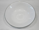 ❤️ Corelle SILVER BRUSHED STROKES 1-Qt SERVING BOWL Vegetable 8.5" Soft Grey Band