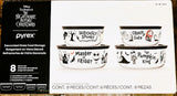 ❤️ 8-pc PYREX Nightmare Before Christmas HALLOWEEN Storage Set FRIGHT SPOOKY