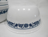 ❤️ 1 Vtg.CORELLE Corning OLD TOWN BLUE 28-oz SOUP CEREAL Super Chili BOWL Navy