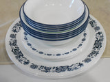 ☃️16-pc Corelle OLD TOWN BLUE DINNERWARE SET Dinner Bread PLATES Dessert BOWLS