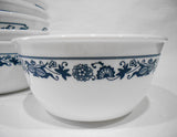 ❤️ 1 Vtg.CORELLE Corning OLD TOWN BLUE 28-oz SOUP CEREAL Super Chili BOWL Navy
