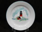 ❤️ New Corelle OUTER BANKS 7 1/4 BREAD Dessert PLATE Lighthouse Nautical Maritime