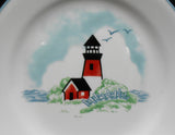 ❤️ New Corelle OUTER BANKS 7 1/4 BREAD Dessert PLATE Lighthouse Nautical Maritime