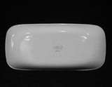 ❤️ 1 Corelle PURE WHITE Winter 10x5 APPETIZER TRAY Serving Platter Oblong Fish Plate