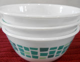 ❤️ 1 Corelle PRECIOUS COLORS 28-oz SOUP BOWL 6.25" Mosaic Tiles EMERALD GREEN