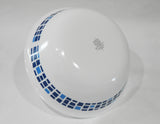 ❤️ 1 Corelle PRECIOUS COLORS 1-Qt SERVING BOWL Vegetable Mosaic Tiles SAPPHIRE BLUE