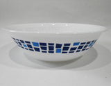 ❤️ 1 Corelle PRECIOUS COLORS 1-Qt SERVING BOWL Vegetable Mosaic Tiles SAPPHIRE BLUE