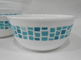 ❤️ 1 Corelle PRECIOUS COLORS 28-oz SOUP BOWL 6.25" Mosaic Tiles SEAGLASS TURQUOISE