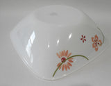 ❤️ Corelle PRETTY PINK 1.5-Qt SERVING BOWL 9" Square Vegetable Retro Floral