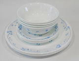 NEW 12-pc Corelle PROVINCIAL BLUE DINNERWARE SET Dinner Bread PLATES 18-oz BOWLS