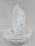 ❤️ 4 Corelle PROVINCIAL BLUE 10-oz DESSERT BOWLS 5.25" Sauce Dip Fruit Berry