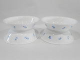 ❤️ 4 Corelle PROVINCIAL BLUE 10-oz DESSERT BOWLS 5.25" Sauce Dip Fruit Berry