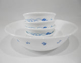 ❤️ 5-pc Corelle PROVINCIAL BLUE SNACK SET 1-Qt Serving Bowl & 6-oz Ramekin Cups