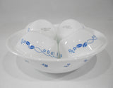 ❤️ 5-pc Corelle PROVINCIAL BLUE SNACK SET 1-Qt Serving Bowl & 6-oz Ramekin Cups