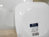 NEW Corelle Square PURE WHITE *Upick: 10.5" DINNER or 9" LUNCH Plate / Vivid Dazzling