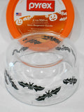 ❤️ New 2013 PYREX 4 Cup BLACK BATS 1-Qt Storage BOWL Orange Spooky Halloween