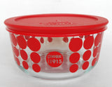 ❤️ NEW Pyrex 100th Anniversary 1915 POLKA DOTS 4-Cup Storage Bowl *U-Pick Color!