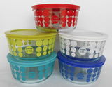 ❤️ NEW Pyrex 100th Anniversary 1915 POLKA DOTS 4-Cup Storage Bowl *U-Pick Color!