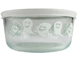1 PYREX 4-Cup *GHOSTS Halloween Storage Bowl *Choose Color: Orange White Black