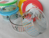 ❤️ NEW 8-pc PYREX Disney MICKEY MOUSE 4 Cup Glass STORAGE BOWL SET w/Covers