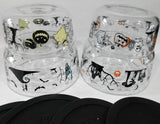 ❤️ 8-pc PYREX Nightmare Before Christmas HALLOWEEN Storage Set FRIGHT SPOOKY