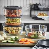 ❤️ 8-pc PYREX Nightmare Before Christmas HALLOWEEN Storage Set FRIGHT SPOOKY