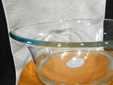 PYREX Pro Deluxe OVAL 12 Cup / 3 Qt Glass DISH & Gold Vent Cover 8501
