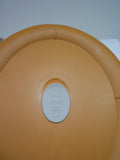 PYREX Pro Deluxe OVAL 12 Cup / 3 Qt Glass DISH & Gold Vent Cover 8501