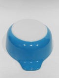 PYREX 10-oz HORIZON BLUE PIXIE Corning 700 ml AuGratin Dish Milkglass 7" Baker