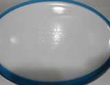 PYREX 10-oz HORIZON BLUE PIXIE Corning 700 ml AuGratin Dish Milkglass 7" Baker