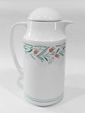❤️ NEW Corelle Corning ROSEMARIE 1-Qt Thermal SERVING CARAFE Hot Cold Coffee Tea