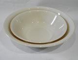 ❤️ NEW 2-pc Corelle SANDSTONE SERVING BOWL SET 1-Qt & 2-Qt /Tan Beige Ivory Salad