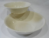 ❤️ NEW 2-pc Corelle SANDSTONE SERVING BOWL SET 1-Qt & 2-Qt /Tan Beige Ivory Salad