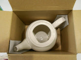 NEW Corelle SANDSTONE Beige 1 Qt. Stoneware TEAPOT Tea Pot 9.5" x 6.5"