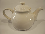 NEW Corelle SANDSTONE Beige 1 Qt. Stoneware TEAPOT Tea Pot 9.5" x 6.5"