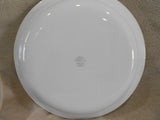 CORELLE SECRET GARDEN Vitrelle Glass PIE PLATE 10.25" Multi Dish Blue & Yellow Floral