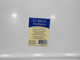 Corelle SECRET GARDEN Melamine 19x11 RECTANGULAR TRAY Serving Blue Yellow Floral