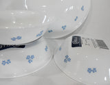 ❤️ 5-pc Corelle SECRET GARDEN SNACK SET Blue 1-Qt Serving & 10-oz Dessert Bowls