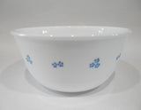 ❤️ NEW 4 Corelle SECRET GARDEN 28-oz SOUP BOWLS Super Cereal *Tiny Blue Floral