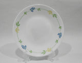 ❤️ 1 Corelle SECRET GARDEN 6.75" BREAD / Appetizer Plate *Tiny Blue Yellow Floral