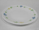 ❤️ 1 Corelle SECRET GARDEN 6.75" BREAD / Appetizer Plate *Tiny Blue Yellow Floral